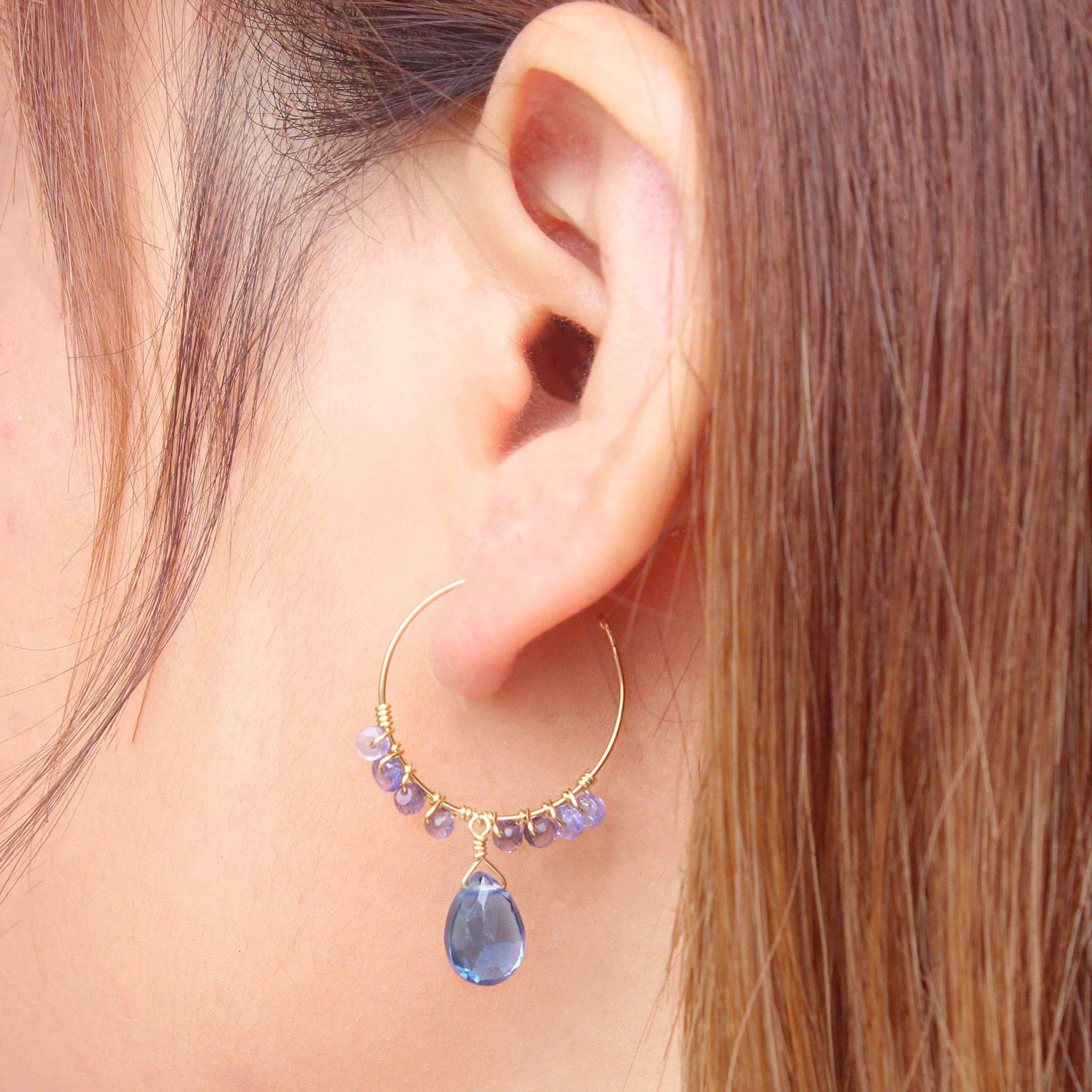 Misty Night Earrings