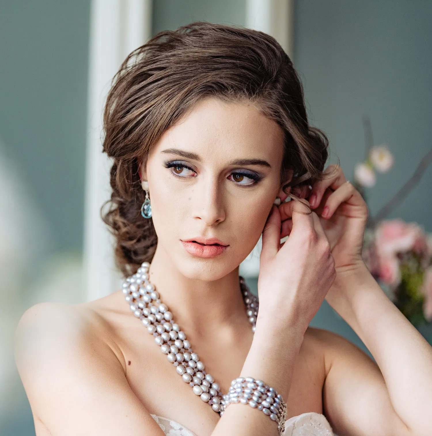 Multi Strand Pearl Bracelet