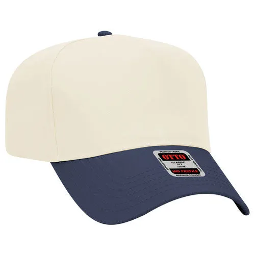 Otto 5 Panel 31- - Mid Profle Vintage Cotton/Twill Baseball Cap