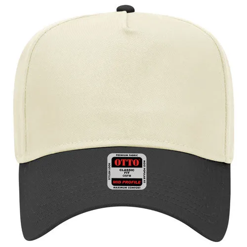 Otto 5 Panel 31- - Mid Profle Vintage Cotton/Twill Baseball Cap