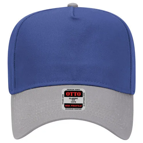 Otto 5 Panel 31- - Mid Profle Vintage Cotton/Twill Baseball Cap