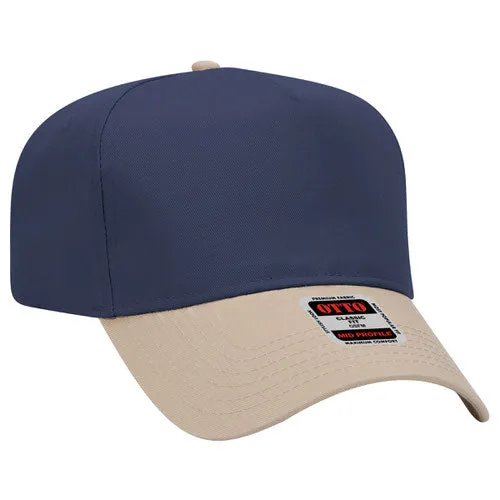 Otto 5 Panel 31- - Mid Profle Vintage Cotton/Twill Baseball Cap