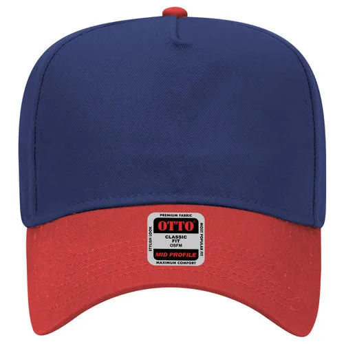 Otto 5 Panel 31- - Mid Profle Vintage Cotton/Twill Baseball Cap