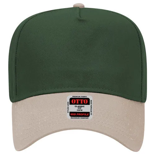 Otto 5 Panel 31- - Mid Profle Vintage Cotton/Twill Baseball Cap