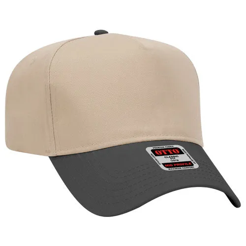 Otto 5 Panel 31- - Mid Profle Vintage Cotton/Twill Baseball Cap
