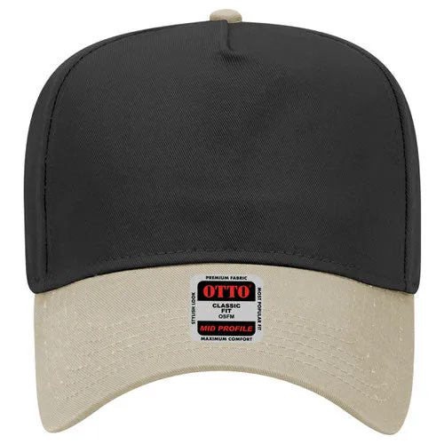 Otto 5 Panel 31- - Mid Profle Vintage Cotton/Twill Baseball Cap
