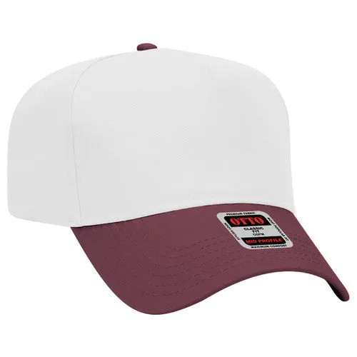 Otto 5 Panel 31- - Mid Profle Vintage Cotton/Twill Baseball Cap