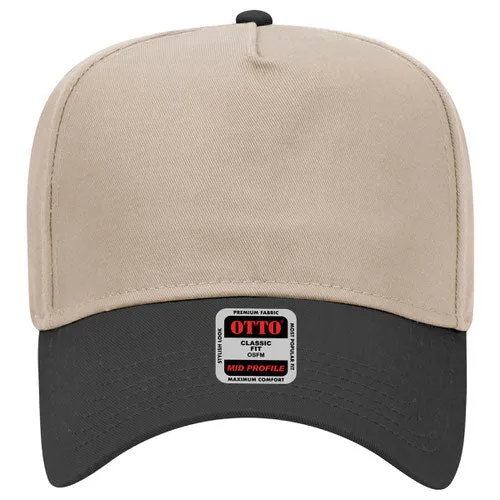 Otto 5 Panel 31- - Mid Profle Vintage Cotton/Twill Baseball Cap