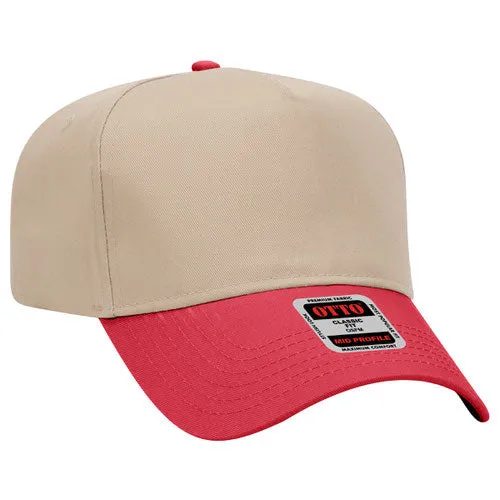 Otto 5 Panel 31- - Mid Profle Vintage Cotton/Twill Baseball Cap