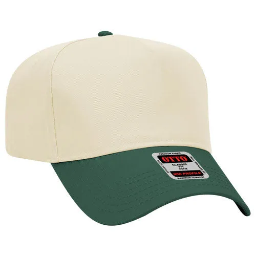 Otto 5 Panel 31- - Mid Profle Vintage Cotton/Twill Baseball Cap