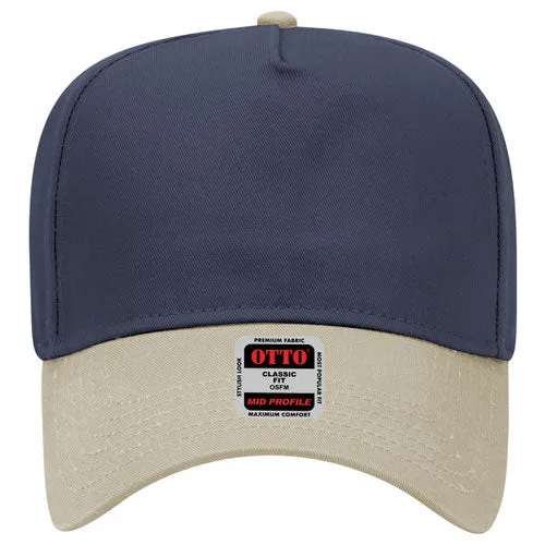 Otto 5 Panel 31- - Mid Profle Vintage Cotton/Twill Baseball Cap