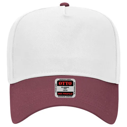 Otto 5 Panel 31- - Mid Profle Vintage Cotton/Twill Baseball Cap