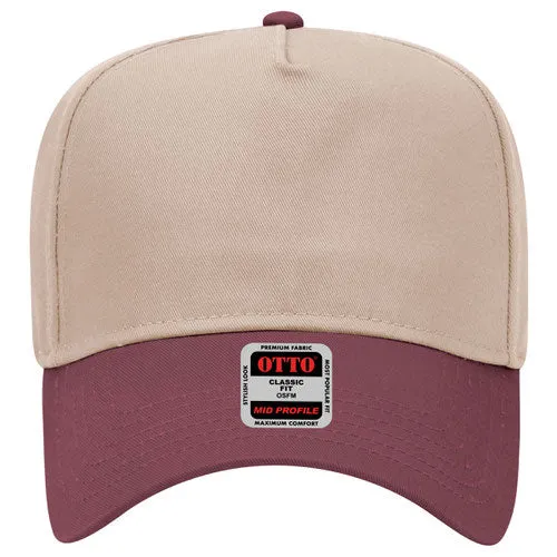 Otto 5 Panel 31- - Mid Profle Vintage Cotton/Twill Baseball Cap
