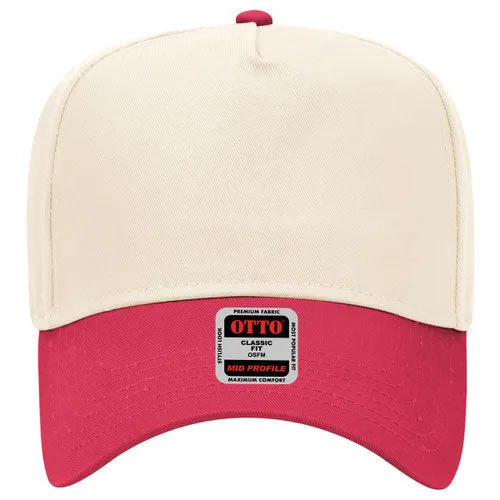 Otto 5 Panel 31- - Mid Profle Vintage Cotton/Twill Baseball Cap
