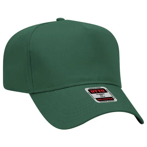 Otto 5 Panel 31- - Mid Profle Vintage Cotton/Twill Baseball Cap