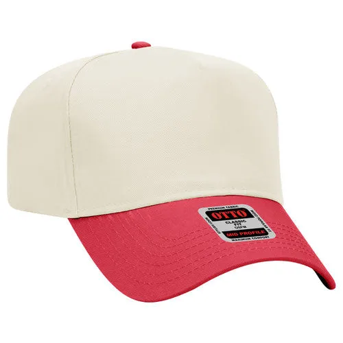 Otto 5 Panel 31- - Mid Profle Vintage Cotton/Twill Baseball Cap