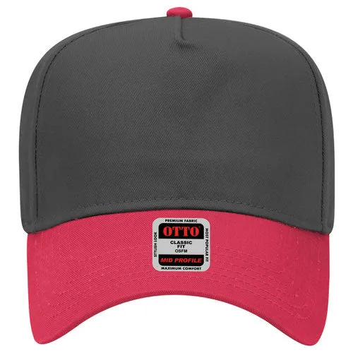 Otto 5 Panel 31- - Mid Profle Vintage Cotton/Twill Baseball Cap