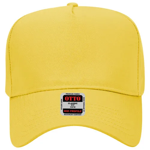 Otto 5 Panel 31- - Mid Profle Vintage Cotton/Twill Baseball Cap