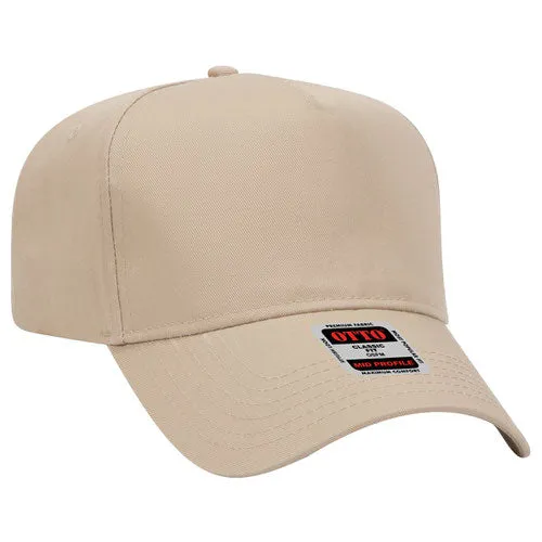 Otto 5 Panel 31- - Mid Profle Vintage Cotton/Twill Baseball Cap