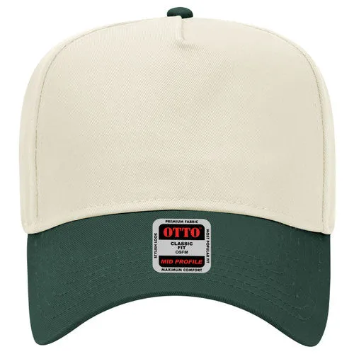Otto 5 Panel 31- - Mid Profle Vintage Cotton/Twill Baseball Cap