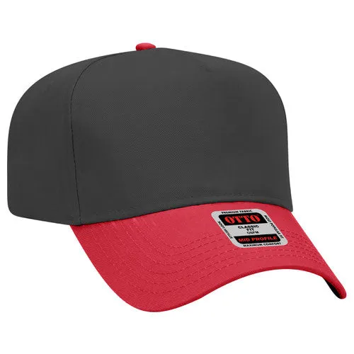 Otto 5 Panel 31- - Mid Profle Vintage Cotton/Twill Baseball Cap