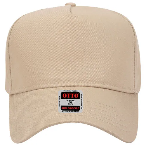 Otto 5 Panel 31- - Mid Profle Vintage Cotton/Twill Baseball Cap