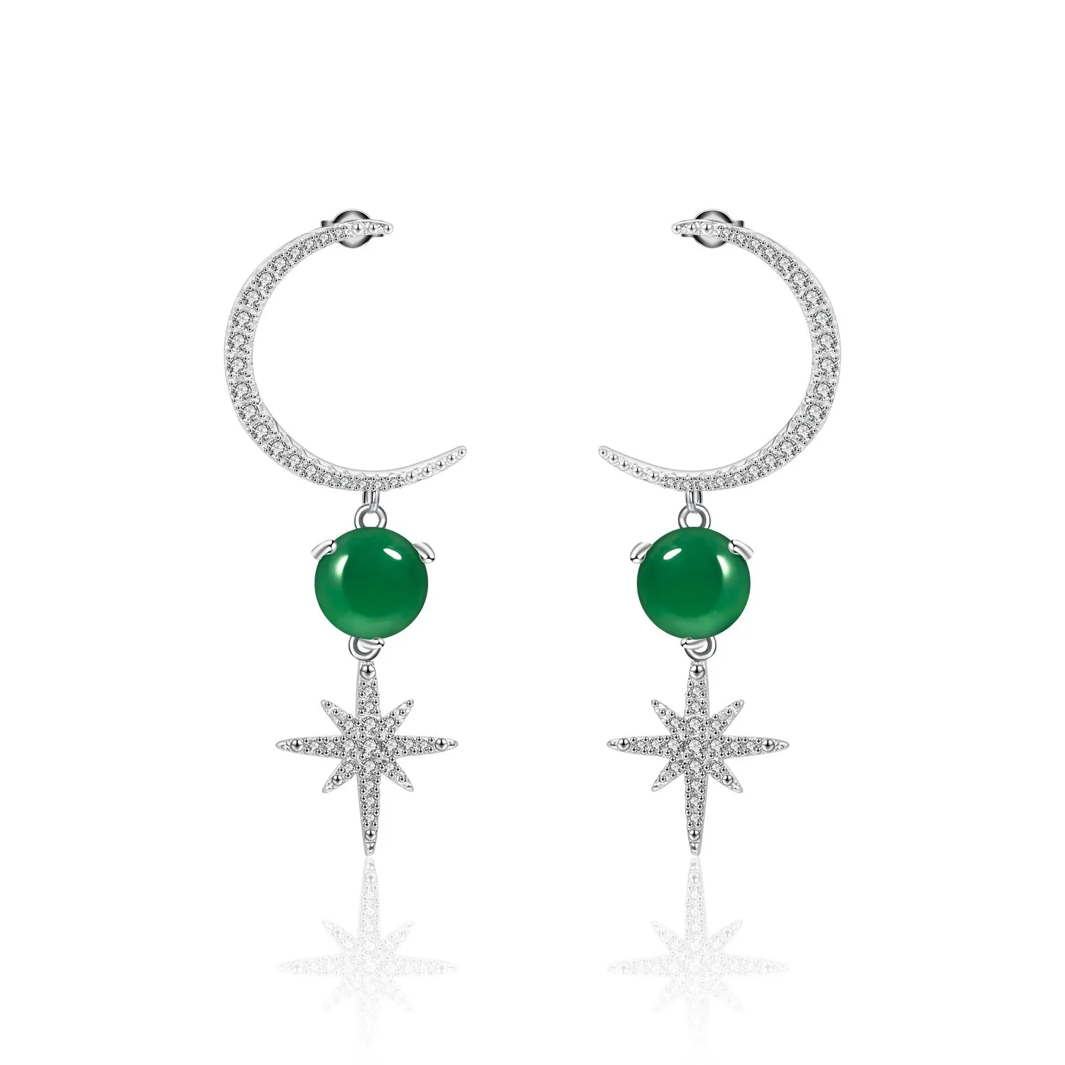 Premium s925 Silver Natural Amethyst Drop Earrings for Women