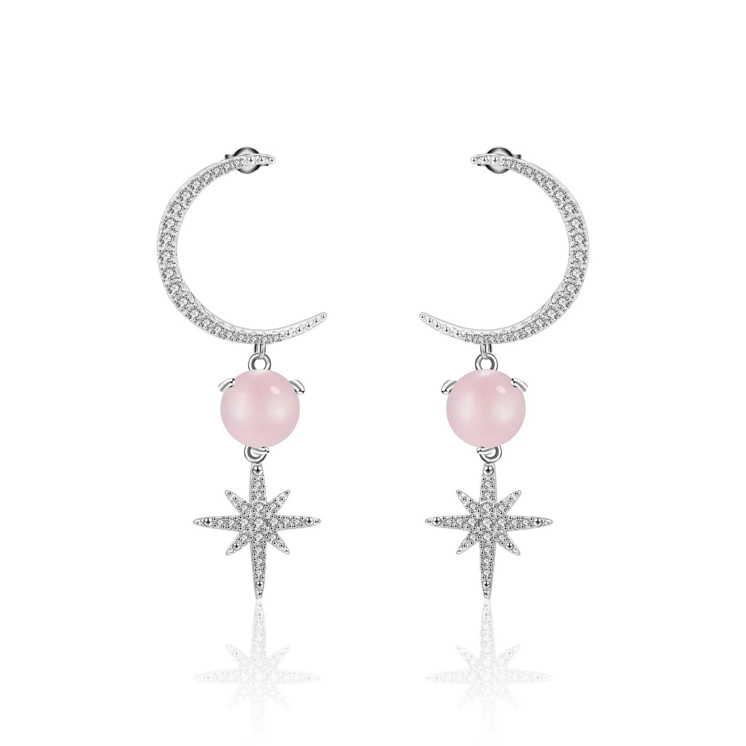 Premium s925 Silver Natural Amethyst Drop Earrings for Women